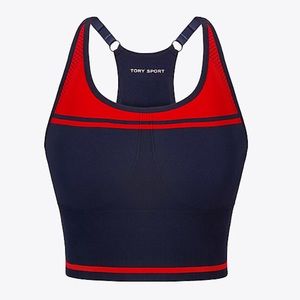 TWO-TONE SEAMLESS CAMI LONG BRA